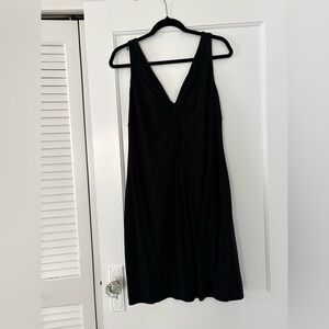 A Pea in the Pod Black V-Neck Mini Dress